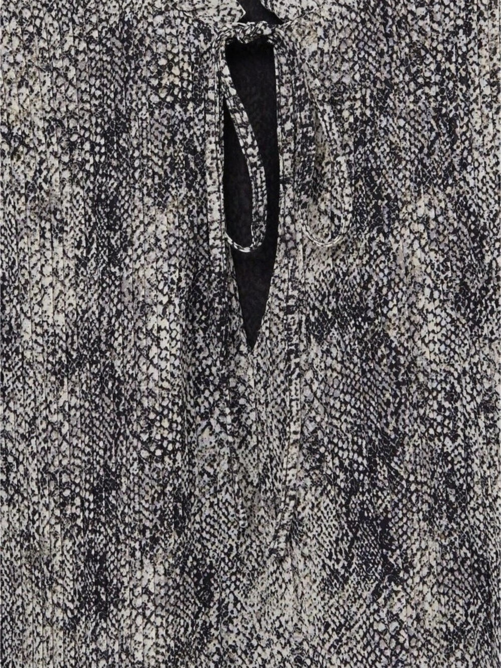 Mango Ruffle Blouse With Snake Print - Picture 10 of 10